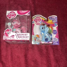 My Little Pony Cutie Mark Magic Rainbow Dash & Pinkie Pie Ornament New