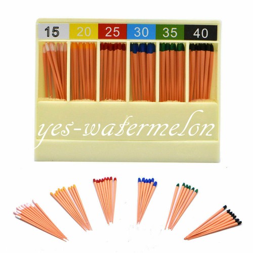 60 Pcs Dental Endodontic Absorbent Points Gutta Percha Taper 0.04 GAPADENT New - Picture 2 of 18