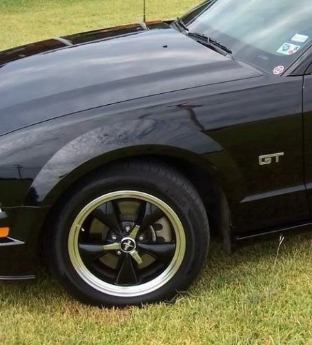 4 2 1/2" Ford Mustang Cobra Bullitt Running Horse TriBar Pony Wheel Center Caps - Bild 5 von 12