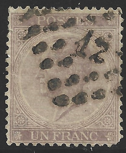 Belgien, Scott #17, 1fr König Leopold I, gebraucht
