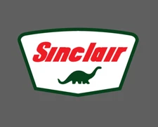 Sinclair Gas Pump Station Dino Oil Vintage Vinyl Decal Sticker M Medium Large