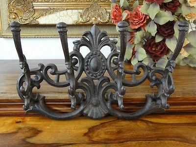 Appendiabiti da parete in ferro 12 ganci stile liberty antico appendiabiti appendiabiti