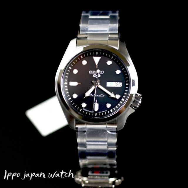 New SEIKO 5 SBSA045 Automatic 40mm Black Dial 24 Jewels ...