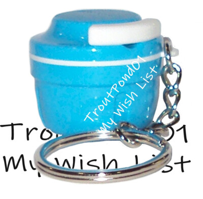 Tupperware Keychain Mini Super Sonic Chopper Handy Lil Chop N Prep Keychain Blue