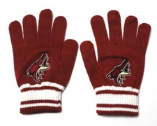 Arizona coyotes NHL Hockey Youth Kids Knit Gloves Brand New Never Used