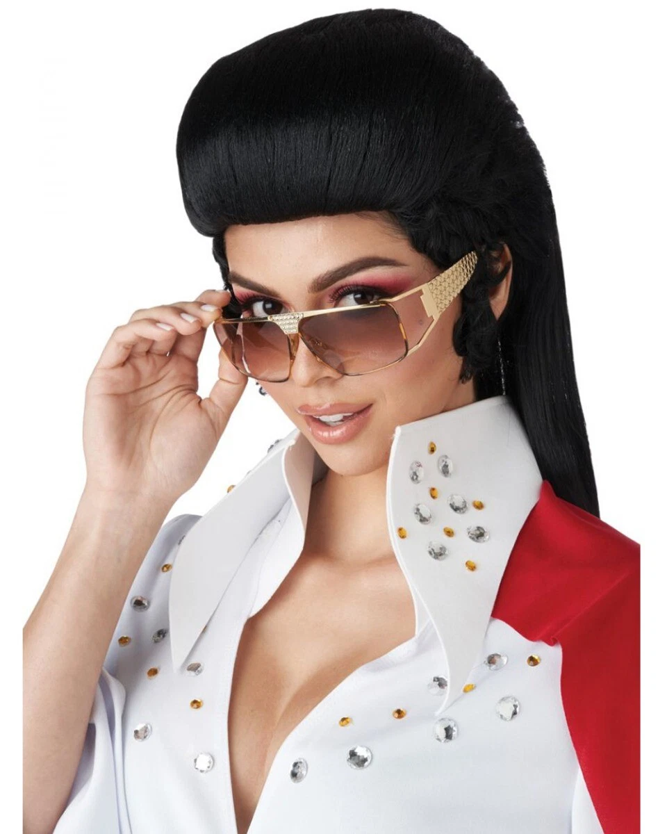 Black clearance elvis wig