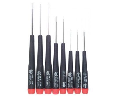 Wiha 26391 8 Piece SAE Precision Hex Screwdriver Set