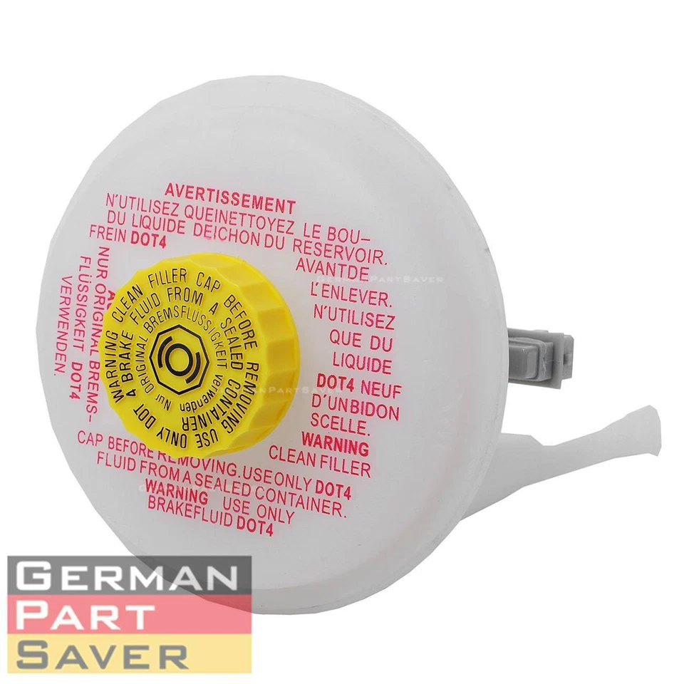 Tanque de depósito de cilindro maestro de líquido de frenos para VW Passat Audi A4 Quattro S4 A6 Foto 3 de 4