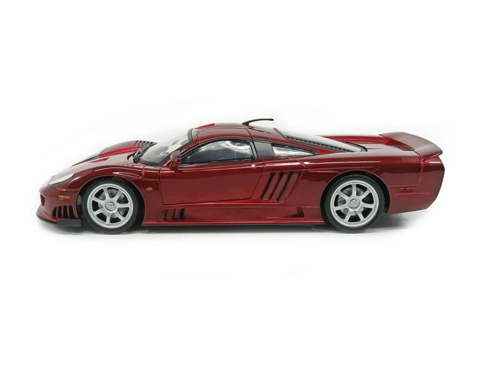 2004 SALEEN S7 TWIN TURBO RED METALLIC 1:12 SCALE DIECAST CAR BY MOTORMAX 73005R - Image 3 of 4