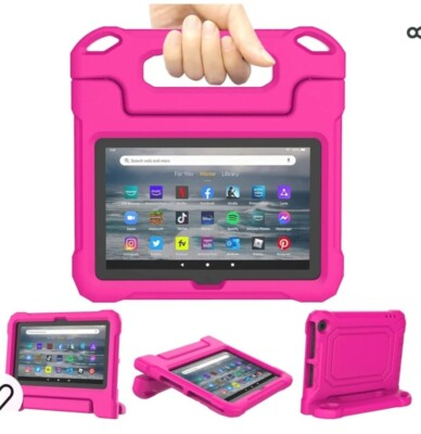 2022 Amazon Fire 7 Adult/Kids Tablet Lightweight Shock Proof Cover/Handle/Stand