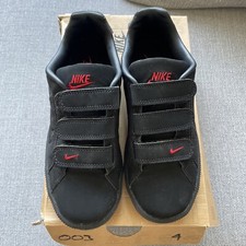 NIKE COURT TRADITION NXT UNISEX BLACK/RED UK4 EUR 36.5