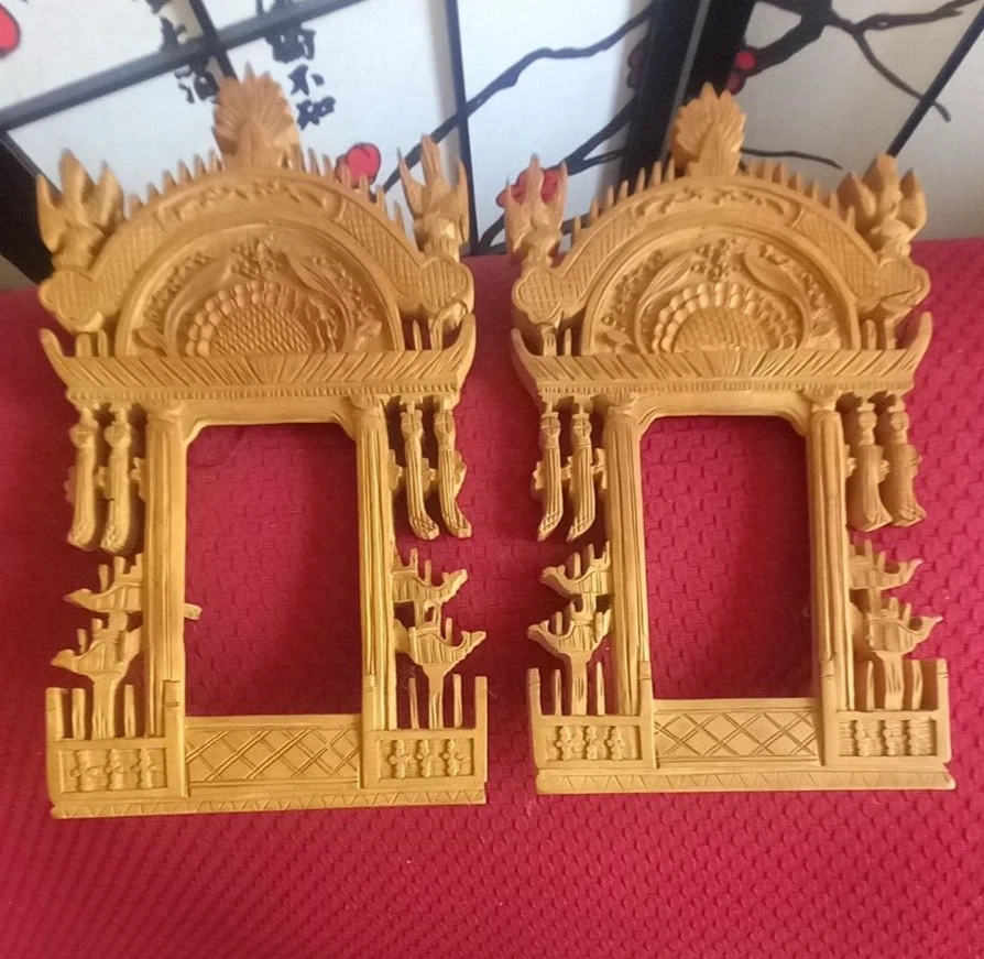  Набор резных деревянных рам 19 века ручной работы - Изображение 3 из 4