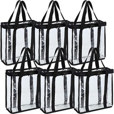 Fasmov Set of 6 Vinyl Record Storage Bags Hold up to 216 Albums 36 Each Bag