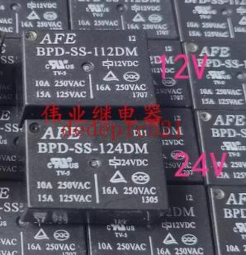 3pcs NEW AFE BPD-SS-124DM 24VDC Electromagnetic Power Relay for Home Appliances