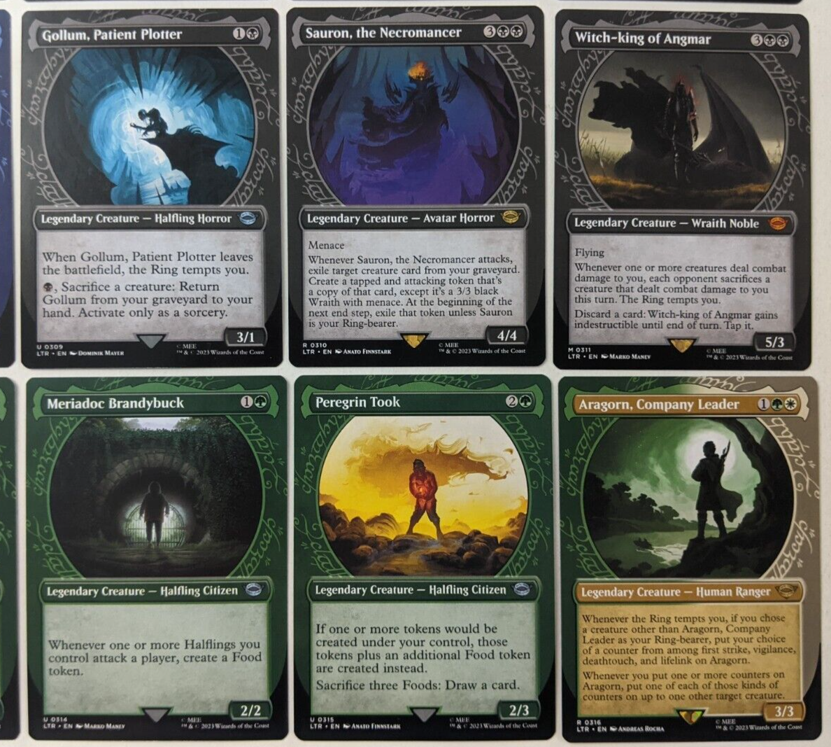 how thick is a mtg card Banquet Guests [The Lord of the Rings: Tales of Middle-Earth Commander  Showcase Scrolls] | MTG Single main image 1