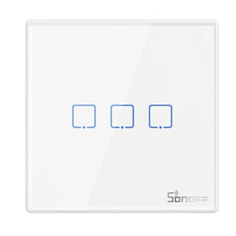 Sonoff T2EU3C-RF Interruttore a parete Touch RF wireless 433 MHz a 3 pulsanti