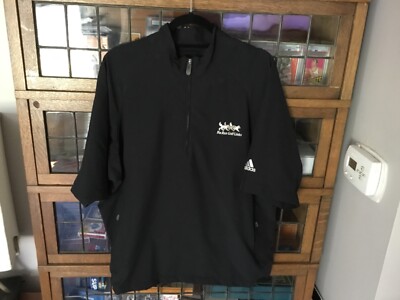 ADIDAS 1/4 Zip Lightweight S/S Fox Run Golf Links Elk Grove Village Jacket SZ M