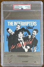 FULL BAND SIGNED The Interrupters In The Wild CD Cover PSA DNA COA Autograph