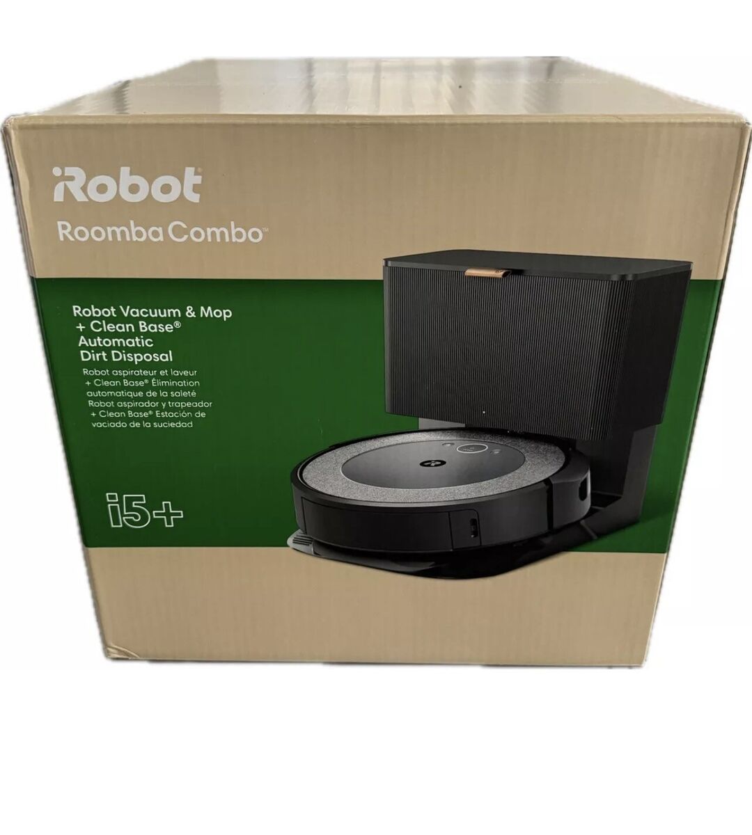 New iRobot Roomba Combo i5+ Self-Emptying Robot Vacuum & Wet New iRobot Roomba Combo i5+ Self-Emptying Robot Vacuum & Wet