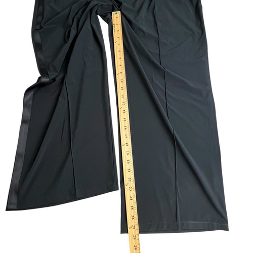 Athleta Womens 20 Black Stretch Pull On High Rise Nolita Wide Leg Pants - Picture 5 of 9