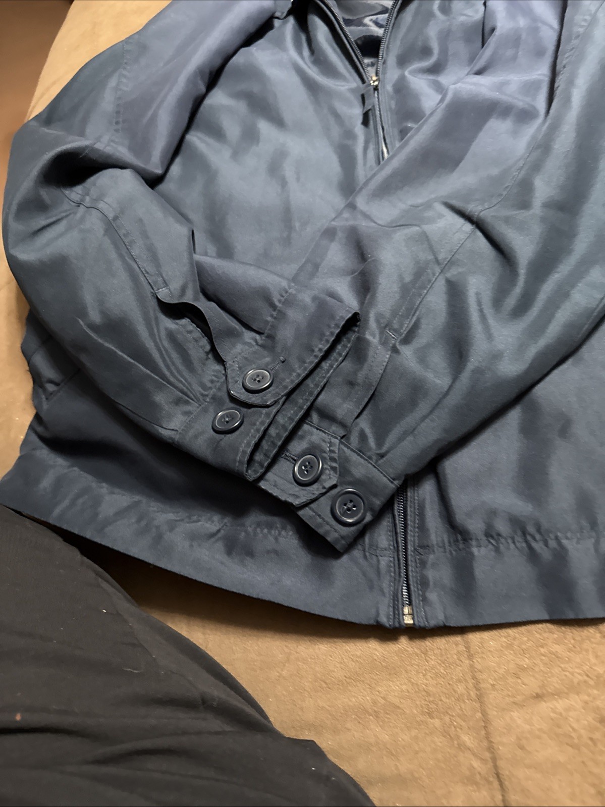 Outerware Navy Blue Large Windbreaker - image 2