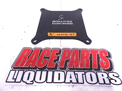 3/16" Intake travel cover for Carburetor 4 barrel Alum RACE DRAG 062626-47