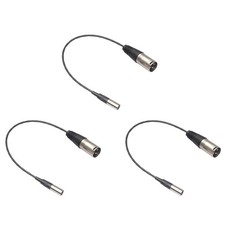 3X 3 Pin Male to 3 Pin Male XLR Plug Audio Cable XLR Male to XLR Male9669
