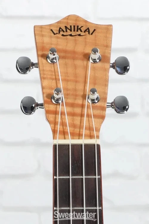 Lanikai FM-CEB Flame Maple Ukulele with Cutaway & Electronics - Baritone - Image 2 of 4