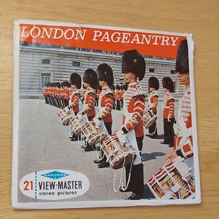Vintage LONDON PAGEANTRY England VIEWMASTER 3 Rollen Listen etc View Master C 295