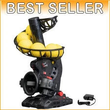 Versatile Baseball Pitching Machine: Battery/AC Powered with 8 Sting-Free Balls