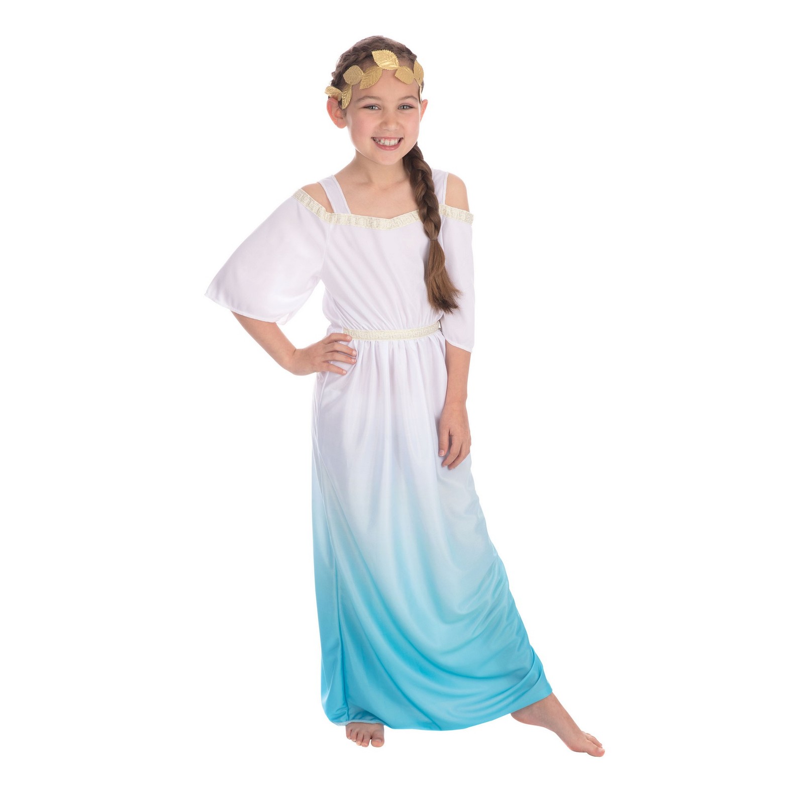 Bristol Novelty Disfraz de diosa romana para niño niña (BN550)