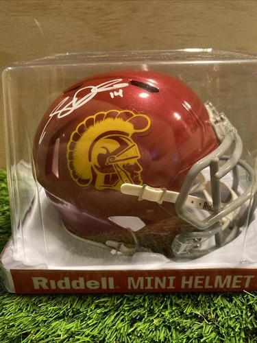 Sam Darnold USC signed Mini Helmet (Seattle Seahawks)