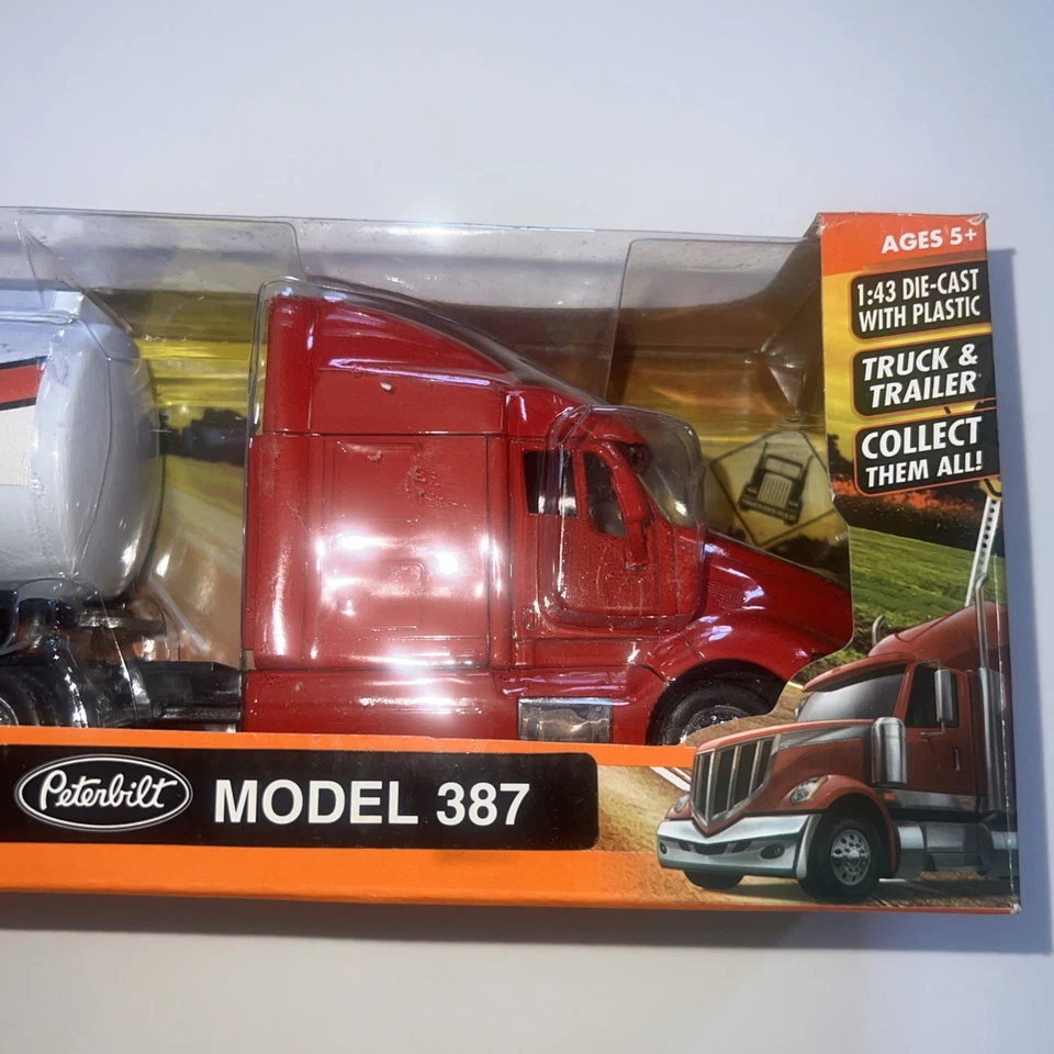 Nuevo camión Ray Long Hauler 1:43 Peterbilt modelo 387 con petrolero NUEVO Foto 2 de 4