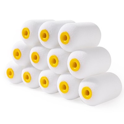Mister Rui Foam Paint Roller, 12 Pack 2 Inch Paint Roller, Small Foam Paint R...