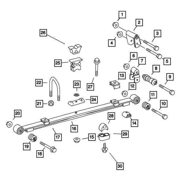 For Dodge Sprinter 2500 2004 Mopar Rear Control Arm Nut - Изображение 3 из 3
