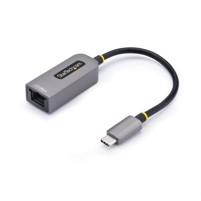 StarTech.com 2.5GbE USB-C to Ethernet Adapter, NBASE-T NIC, USB 3.0 Type-C 2.5/1