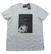 NWT / REIGNING CHAMP x VICTORY Men's BEADED S/S Heather Grey TEE / T Shirt - XL