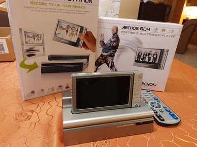 Archos 604 + DVR Station    OVP   Multimedia Player  - Rar- Selten- Sammler