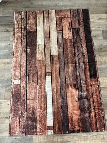 Gardinen Paar - Holz Rustikaler Stil Fenster Vorhänge 2 Flächen Set 42x63 cm - Bild 2 von 10