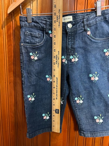 Gini & Jony Girls Adjustable Waist Embroidered Shorts 25"-27" Waist 11-12 Years - Picture 6 of 11