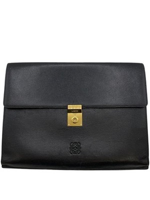 Loewe Second Bag/-/Blk/Used/Scuffed/Scratched