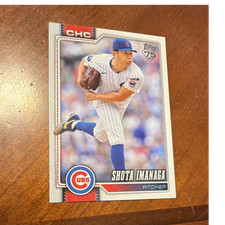 Topps Series 1 2026 Shota Imanaga #178 Chicago Cubs Base Set Baseball Card