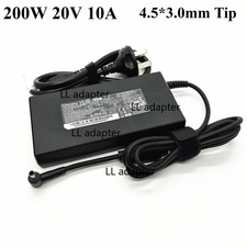 Genuine Chicony MSI A21-200P2B Laptop 20V 10A 200W Charger 4.5 3.0mm AC Adapter