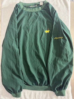 The Masters Collection Green Golf Pullover XL Windbreaker