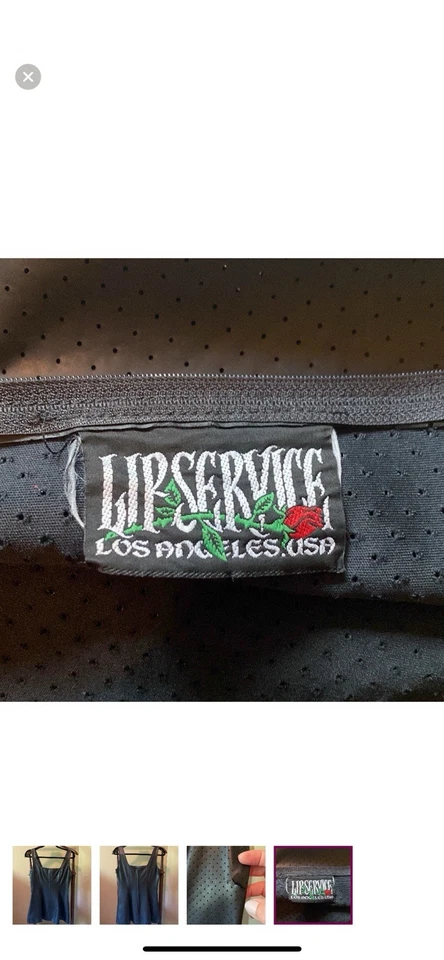 Винтажное кожаное платье для губ 90-х размер M - Изображение 4 из 4