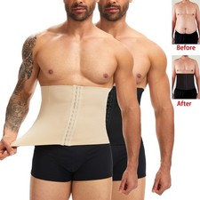 Fajas Para Hombre Shapers Corset Adelgazar Reductoras Abdomen Belt De Ejercicio
