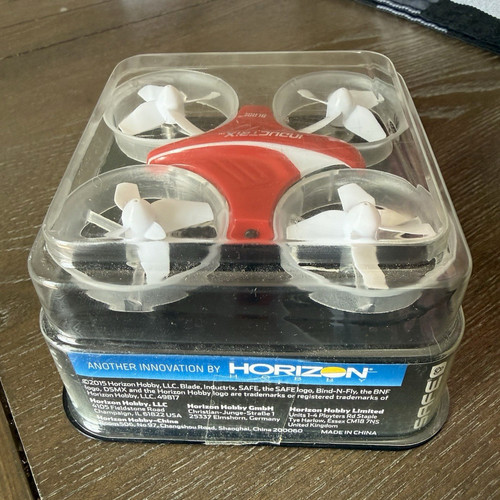 Blade Inductrix BNF Micro Hobby-Grade Quadcopter Headless Mode Red/White
