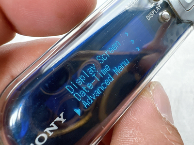 Sony Walkman NW-E405 Blue MP3 Player 512MB Network Stick USB Clip