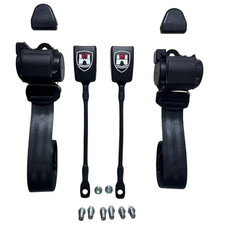 Black Seat Belt Fits Vw Bug Beetle Kfer Type 1 19581979 And Dune Buggy
