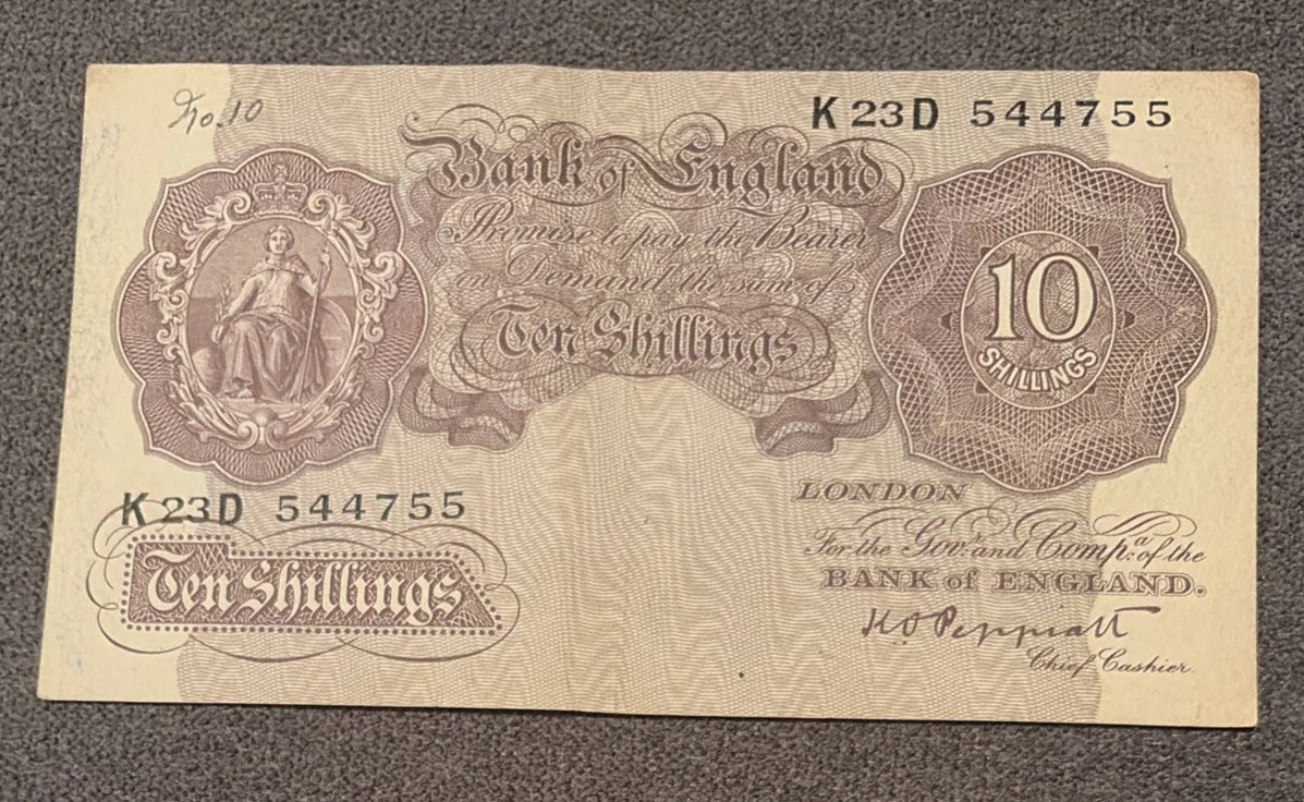 10 Shilling Note In Uk Paper Money for sale | eBay